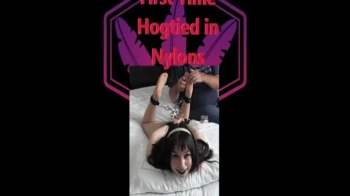 First Time Hogtied in Nylons WMV.webp