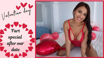 Valentine's Day and dinner made my tummy ache- stinky farts.webp