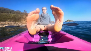 Bare Feet JOI Kayak Tease – Risky Outdoor Soles in Public - AVI.webp
