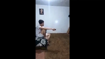 BABE POLICE OFFICER PUNISHING CRIMINAL WITH FARTS - CLIP 1.webp