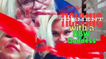 Curvy Sole Goddess - Feather tickling torment with BBW Goddess.webp