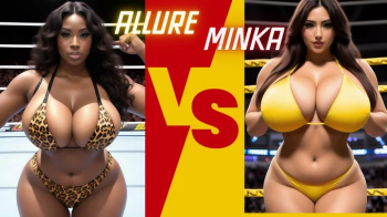 Topless big tit female pro wrestling- Minka Kim vs Allure 720P.webp