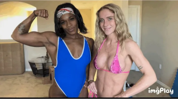 Part 1 FIRST TIME EVER Sugar Diamond vs Buff Blondie in an Competitive Arm Wrestling Match.webp