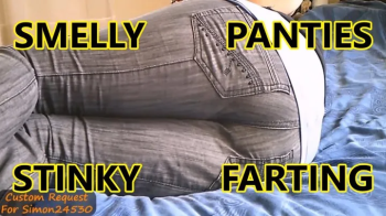 Revolting Panty Farts - Facefarts, Farting, Panty Fetish, Ass Sniffing, Ass Smellng, Ass Humiliation, Jeans Fetish 720p.webp