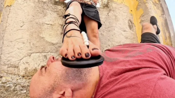 Soles and Submission in Gladiator Sandals.webp