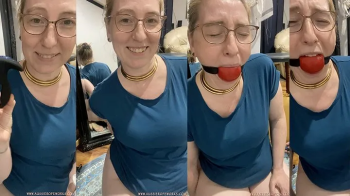 Melissa tries out a new electro buttplug.webp