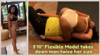 Tall Flexible Sarah vs Big Pablo in Competitive Underground Match.webp