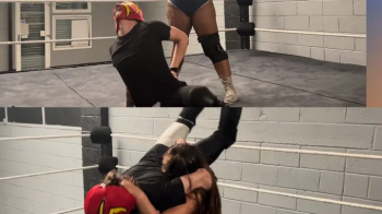 Dominant female wrestler destroys male jobber.webp