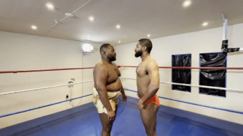 Papa dominates smaller man.webp