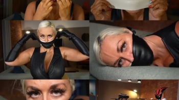Muffled Screams - Curvy blonde milfs love for leather and bondage (mp4).webp