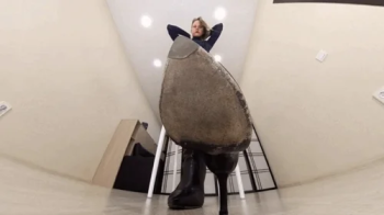 Under Giantess Soles - Candice - sexy shiny boots VR 360 4K.webp