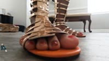 Astrid the Tickler and Leya the Ticklee Part 2 - Barefoot Tickling in Single Stocks (FULL HD MP4).webp