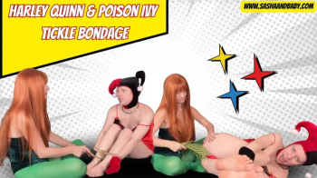 COSPLAY Harley Quinn & Poison Ivy - Female Tickling - Bondage - Restrained Female - Costume Fetish - Taboo - Role Play.webp