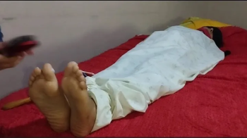 Kenial is mummified to receive tickles.webp
