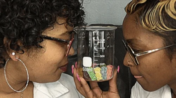Ginary's Giantess Adventures - Sexy Scientist Step-Sisters Devour Shrunken Gummy People With Indie &.webp