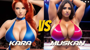 Big tit topless female pro wrestling- Kara vs Muskan LOW.webp