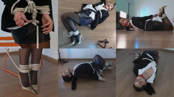 Andrewboots43 - Long-legged hottie caught and bondage, gagging.webp