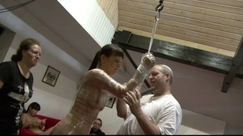 Tied In Public - December Special - Public Photoshooting in our Studio with Yvette Costeau - Part 1.webp