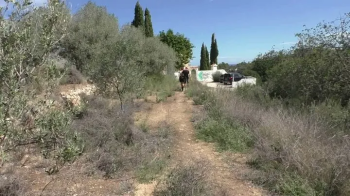 Tied In Public - Slave ThannaA - First ever Bondage Walk Training in the spanish woods - Full Clip m.webp