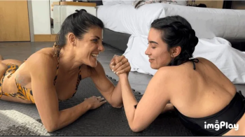 Part 1 FIRST TIME EVER Bianca Blance vs Kylie Kennedy in an competitive arm wrestling match.webp