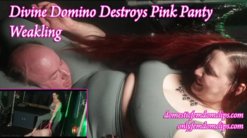 Divine Domino destroys Pink Panty Weakling.webp