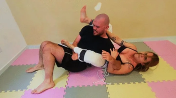 Battle girl x man, part 3, Gender Battle- BJJ Bad girl and Slave! - FULL HD.webp