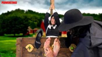 Innocent peasant girl is accused of being a witch.webp