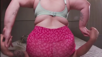 #Facesitting - Farting after the gym, with leggings and socks.webp