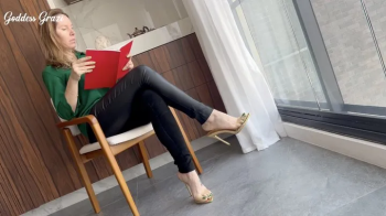 Foot Tease Dangling ShoePlay - Goddess Grazi.webp