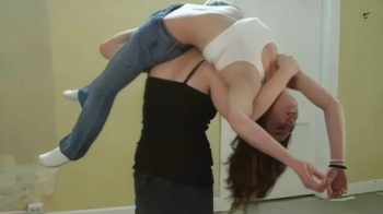 LF122 - Jobber Girls Back Breakers 960WMV Wrestling Holds.webp