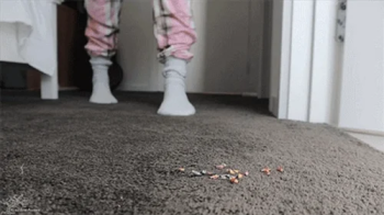 Giantess has fun Stomping on Tiny People.webp