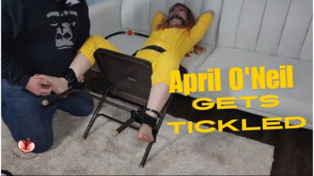 April O'Neil gets full body tickled.webp