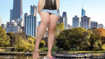 Giantess Crushes Your City.webp