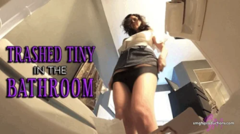 Trashed Tiny In The Bathroom.webp