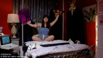 Selene really hates being tickled, tickling causes hysterical laughter but also panic in her!.webp