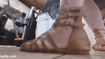 Gladiator Sandals on Madam Giantess VR.webp