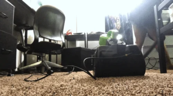 Tinies on the run from Giantess Evil Giant Vacuum 1080 smaller.webp