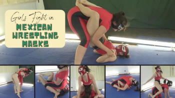 Girls Fight in mexican wrestling masks.webp
