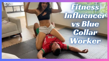 Fitness Model Tatiana vs Working Man - Competitive Wrestling.webp