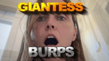 Giantess Wipes out all Little People with her Burps (HD).webp