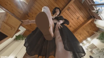 Crushed under the feet of Madam Giantess VR.webp