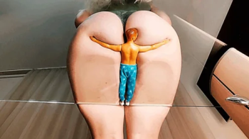 Giantess Face Sitting & Ignoring.webp
