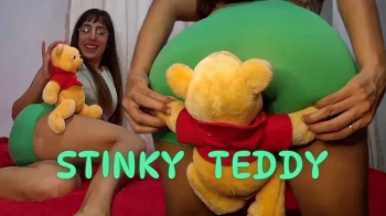 Farting Teddy, facesitting, he is my fart slave!.webp