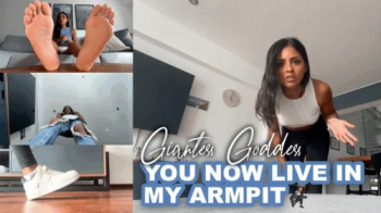 You are going under my armpit - Giantess Enola (4K).webp
