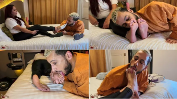 Goddess Kiffa Lazy Fan Stinky Feet worship - FOOT FETISH - FOOT WORSHIP - STINKY FEET - SMELLY FEET - FEET SNIFFING - SM.webp