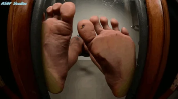 Hunny crushing a tiny man under her thick wide soles - MP4.webp