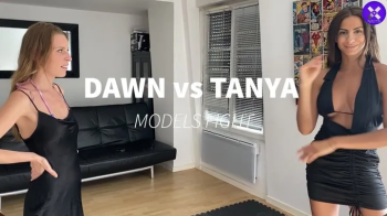 DAWN vs TANYA models topless catfight.webp