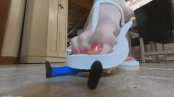 Madam stomps you under white flip flops - your perspective HD.webp