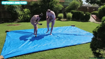 Oil Wrestling Outdoors Constance vs Jack.webp