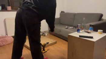 Build a table with me while FARTING and GETTING NAKED'.webp